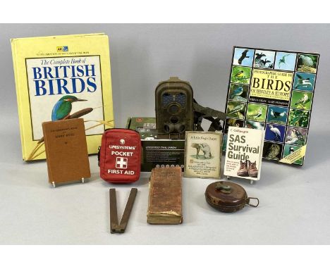 OUTDOOR INTEREST ITEMS including Ereagle waterproof trail camera (boxed), Collins Gem SAS Survival Guide, various other books