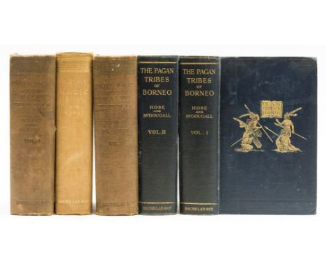 South East Asia.- Malaysia.- Hose (Charles) and William McDougall. The Pagan Tribes of Borneo, 2 vol., colour frontispieces, 