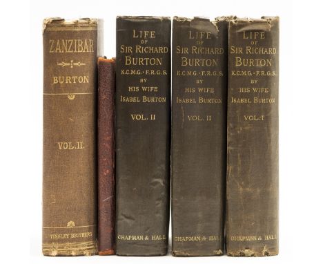 Africa.- Burton (Isabel) Life of Sir Richard Burton, 2 vol., plates and maps, bookplate to endpapers, contemporary ink owners