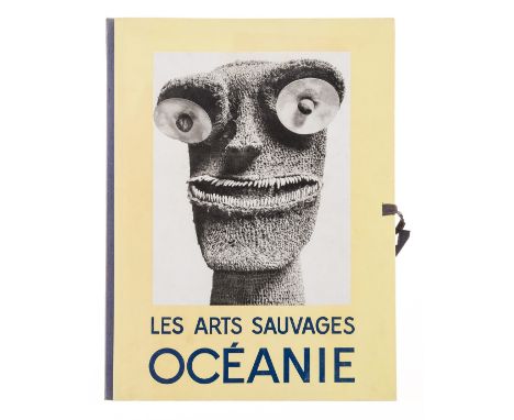Oceania.- Poncetton (F.) and A. Portier. Les Arts Sauvages Oceanie, 50 photographic plates, loose as issued in original cloth