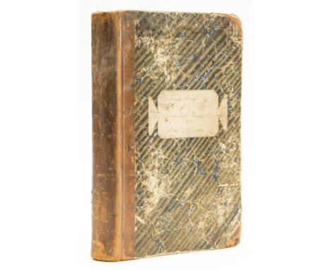 NO RESERVE Royal Navy.- ?Diseley (Fras. G., Lieutenant, RN) 2 Work Books on HMS Cruiser, manuscript mathematical workings, nu