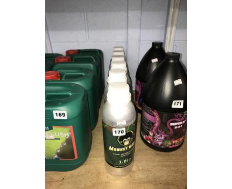 Six 1.2 litres Monkey Magic Weight and Density Enhancer