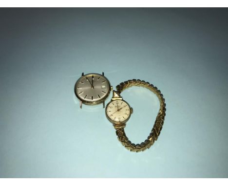 A gents 9ct gold Rotary wristwatch etc.