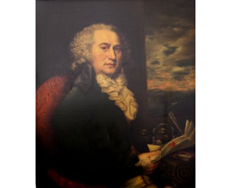 FOLLOWER OF HENRI PIERRE DANLOUX (1753-1809) PORTRAIT OF JOHN GEORGE PARKHURST (1761-1823) Seated half length at his desk, we