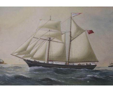 REUBEN CHAPPELL OF GOOLE (1870-1940) VERNON OF DUBLIN, CAPT. W. C. JAMES Signed R. Chappell/ Goole and inscribed with title, 
