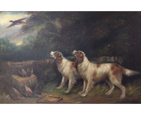 GEORGE ARMFIELD (1808-1893) THE FIRST OF OCTOBER Signed, oil on canvas 49.5 x 75cm. ++ Small punctures at right in trees; nee