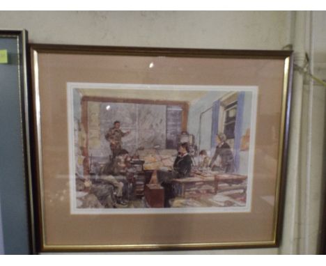 A Framed Print 'Women's Royal Army Corps' 