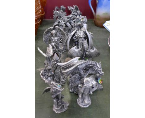 A collection of twenty Myth and Magic figures