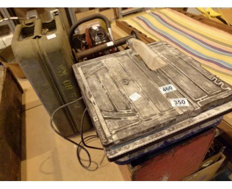 Collection of mixed tools including tile cutter etc 