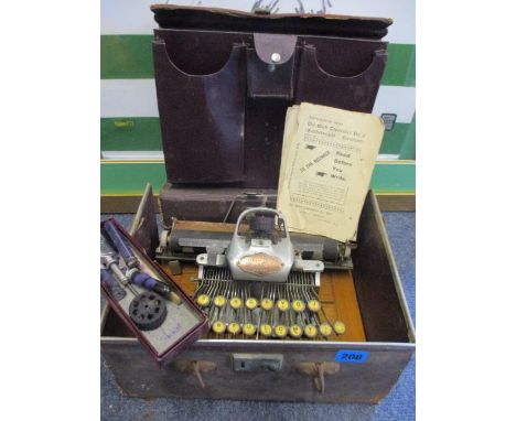 A 1913 Blick No.6 American typewriter 