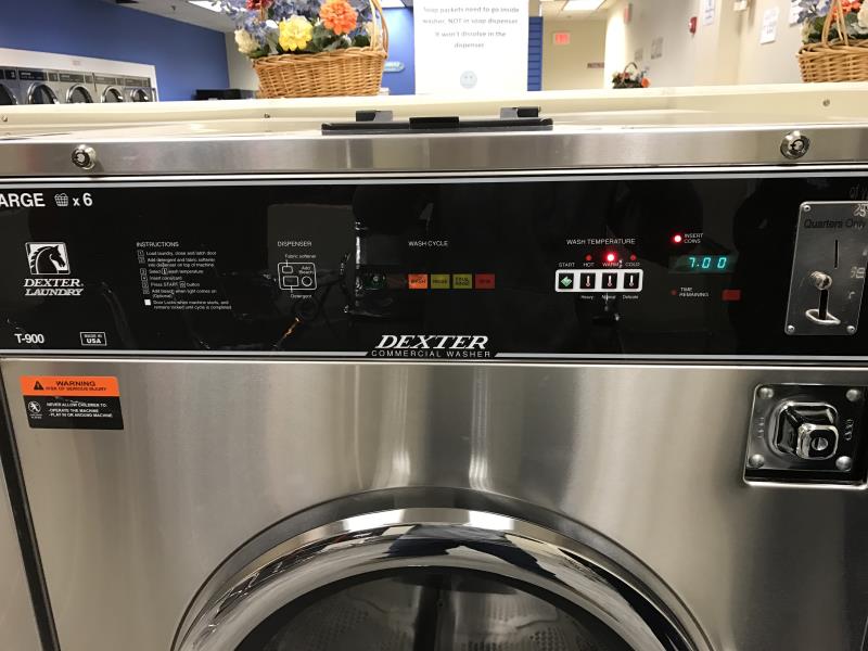 Dexter Commercial Washing Machine, Large x6, 60 Lbs., Model T900