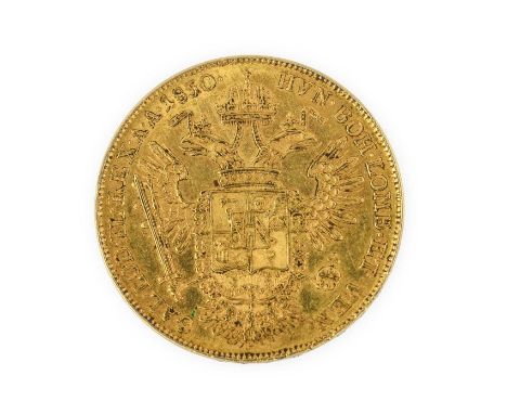 Italian States, Lombardy-Venetia Gold Sovrano 1830/20M, obv. 'FRANCISCUS 1 .D.G.AVSTRIAE IMPERATOR' around right-facing laure