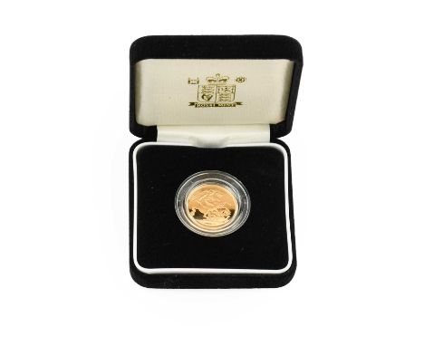 Elizabeth II, Proof Sovereign 2006, Queen's portrait by Rank-Broadley, with certificate of authenticity, encapsulated in Roya