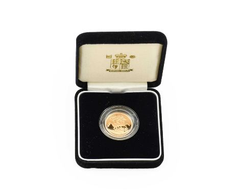 Elizabeth II, Proof Sovereign 2003, Queen's portrait by Rank-Broadley, with certificate of authenticity, encapsulated in Roya