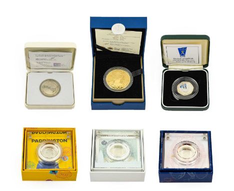 A Collection of 9 x UK Silver Coins comprising: 3 x £20: 2015 'Longest Reigning Monarch,' 2016 '90th Birthday' &amp; 2018 'A 