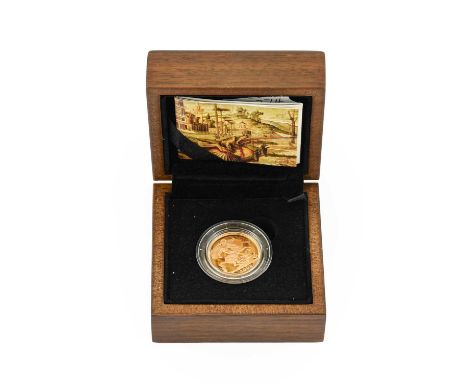Elizabeth II, Proof Sovereign 2008, Queen's portrait by Rank-Broadley, with certificate of authenticity, encapsulated in Roya