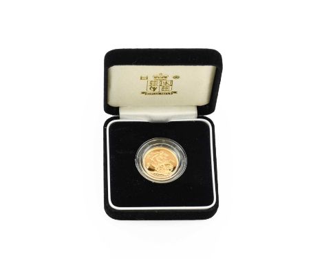 Elizabeth II, Proof Sovereign 2004, Queen's portrait by Rank-Broadley, with certificate of authenticity, encapsulated in Roya