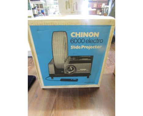 Chinon 6000 projector in box