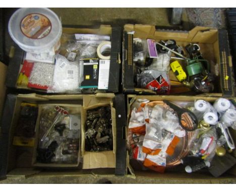 DIY job lot- various plumbing accessories, tile spacers, tools etc