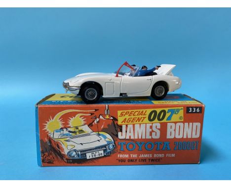 A boxed Corgi toys, number 336 James Bond Toyota 2000 GT