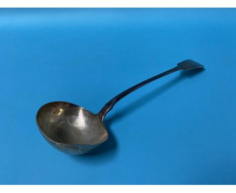 A Georgian silver ladle, 3oz