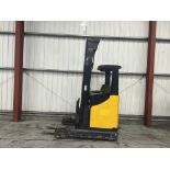 **(INCLUDES CHARGER)** 1998 KOMATSU FB14 REACH TRUCK – 1,400KG CAPACITY