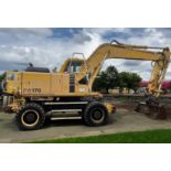 KOMATSU PW170ES-6K WHEELED EXCAVATOR - RAIL ROAD VEHICLE, QUICK HITCH, DITCHING BUCKET
