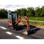 KUBOTA KX015-4 1.5T MINI EXCAVATOR / DIGGER - 2018