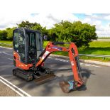 2017 KUBOTA KX016-4 1.6T MINI EXCAVATOR / DIGGER