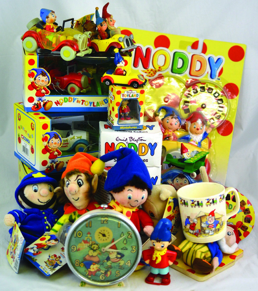 Noddy Memorabilia. Inc. 5 Soft Toys: Noddy, Big Ears, Pc Plod, Etc 