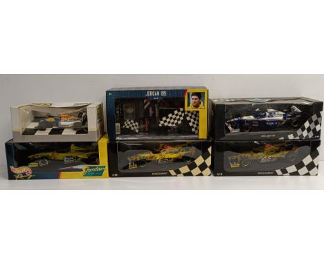 From a Damon Hill Fan: A Minichamps 1:18 scale model of Damon Hill in his Williams Renault, and other assorted die-cast model