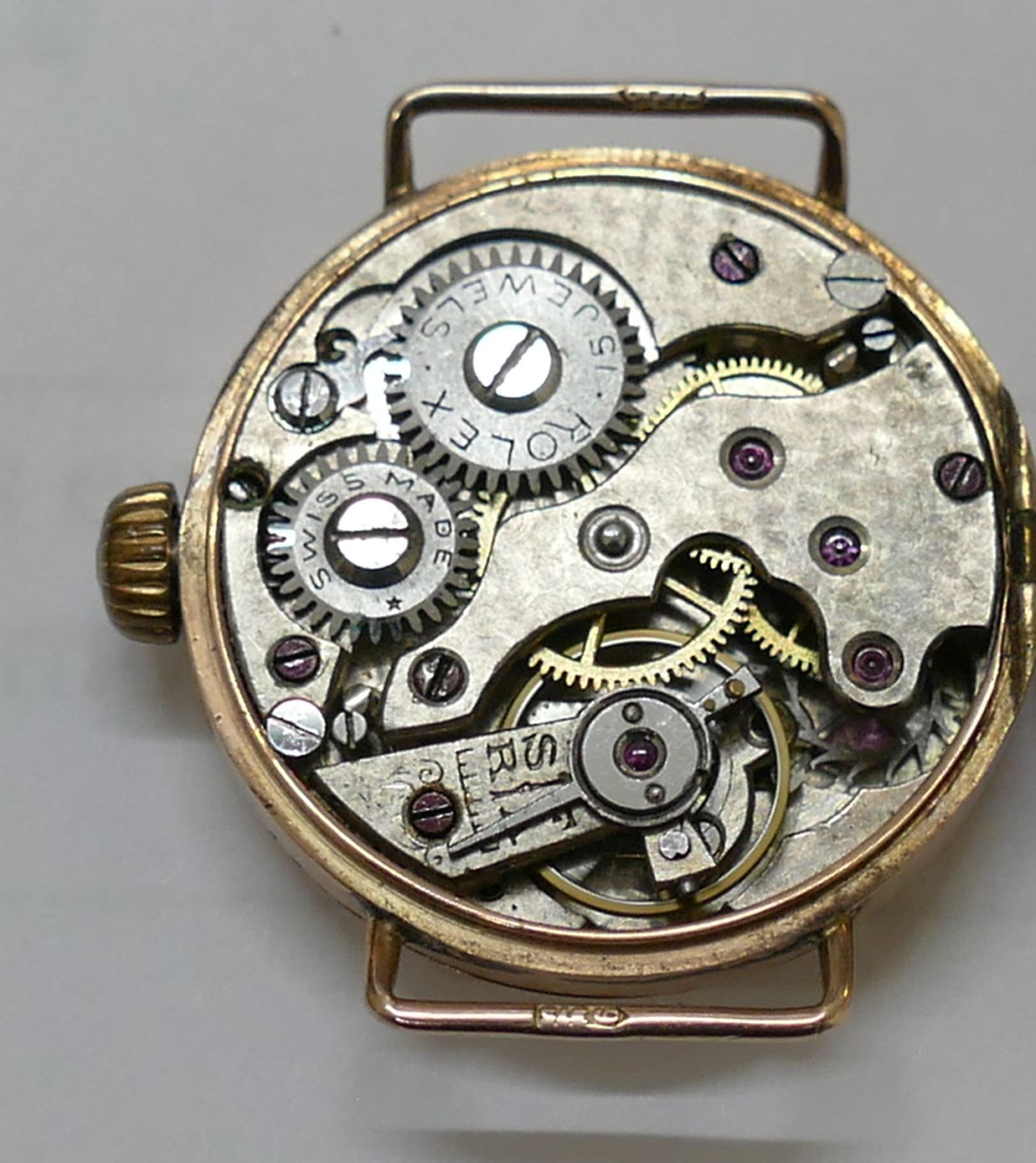 A ladies Rolex wrist watch, with 15 jewel movement, housed in 9 carat ...