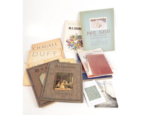 A quantity of art and poetry related books, to include 'Dufy, Braque and Chagall Les Tresors de la Peinture Francaise', 'St I