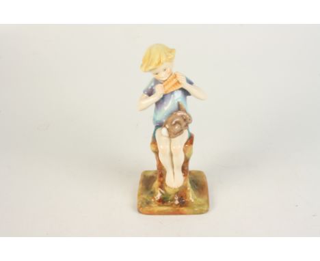 A Royal Worcester figure of Peter Pan, modelled by F. Gertner, height 20cm. 