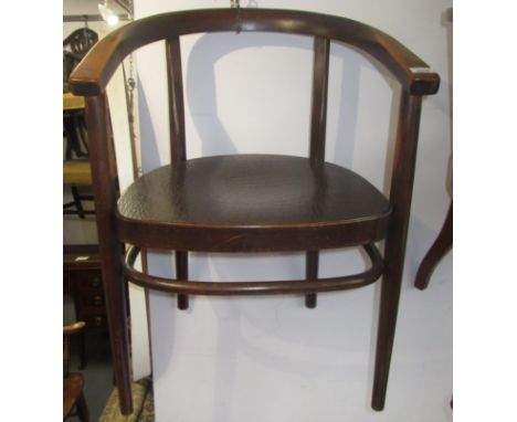 A pair of 18th century country made Chippendale style dining chairs with vase splat and panelled seat.