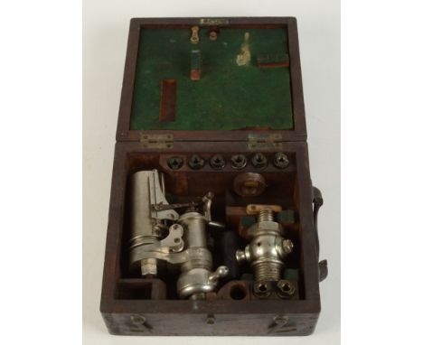 A Darke's steam engine indicator, made by Elliott Bros, London. Patent no. 946, South Wheal Frances Mine, Cornwall.