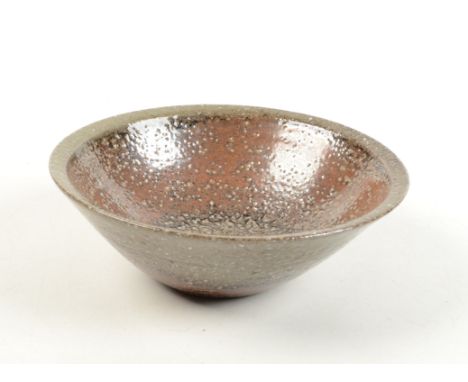 A Leach pottery bowl, height 5.5cm, diameter 16cm.