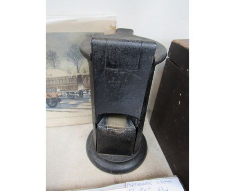 An Edmondson station ticket dating machine with 5441 plate