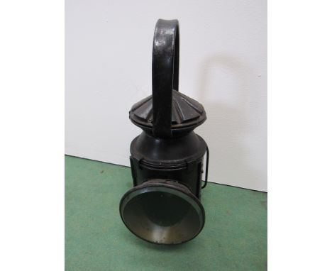 A three aspect B.R/S.R handlamp with reservoir and ceramic burner stamped S.R