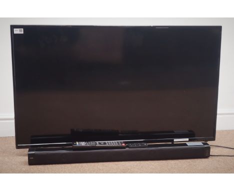 JVC LT-42C550 42'' HD television with remote and Logik sound bar (This item is PAT tested - 5 day warranty from date of sale)