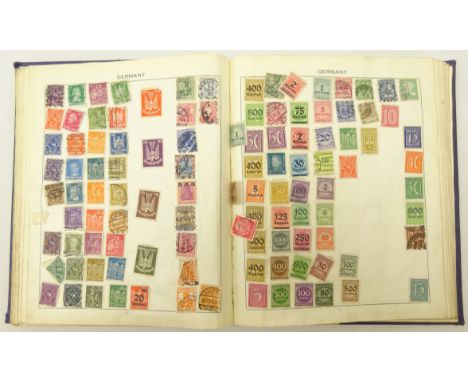 Collection of Queen Victoria and later Great British and World stamps in 'The Triumph Stamp Album' including; Argentine, Aust