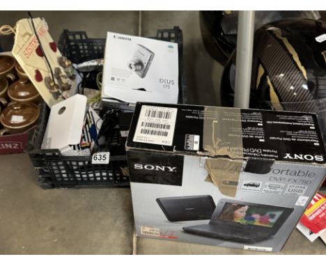 A mixed lot including watch, camera etc.,