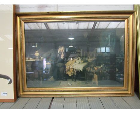 "The Doctor" gilt framed and glazed print, 45cm x 66cm