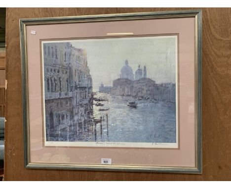 A PENCIL SIGNED LIMITED EDITION BOB RICHARDSON FRAMED PRINT 