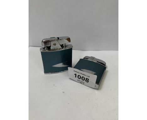 A PAIR OF RONSON VINTAGE LIGHTERS 
