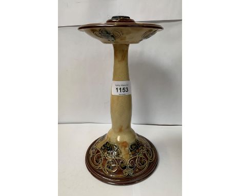 A ROYAL DOULTON LINNIE WATT CANDLE STICK 