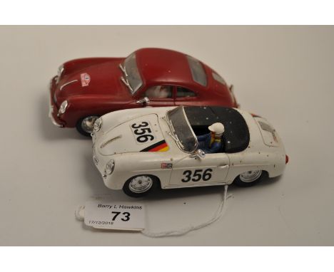 2 NINCO SCALEXTRIC SLOT MODEL PORSCHES 356S 