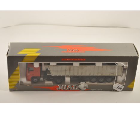 JOAL THE FINEST VEHICLES DAF 95 XF LOW CAB DUMPER TRAILER SCALE 1:50 BOXED