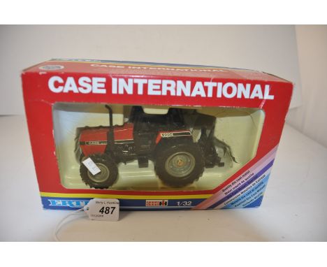 ERTL CASE INTERNATIONAL TRACTOR WITH 3 POINT HITCH WITH BOX