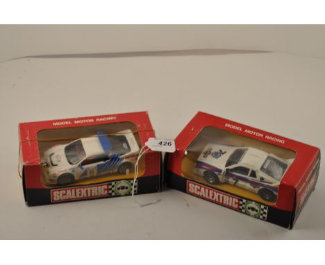 2 SCALEXTRIC CARS TO INCLUDE 4079 FORD RS200 AND 4074 LANCIA 037 BOXED